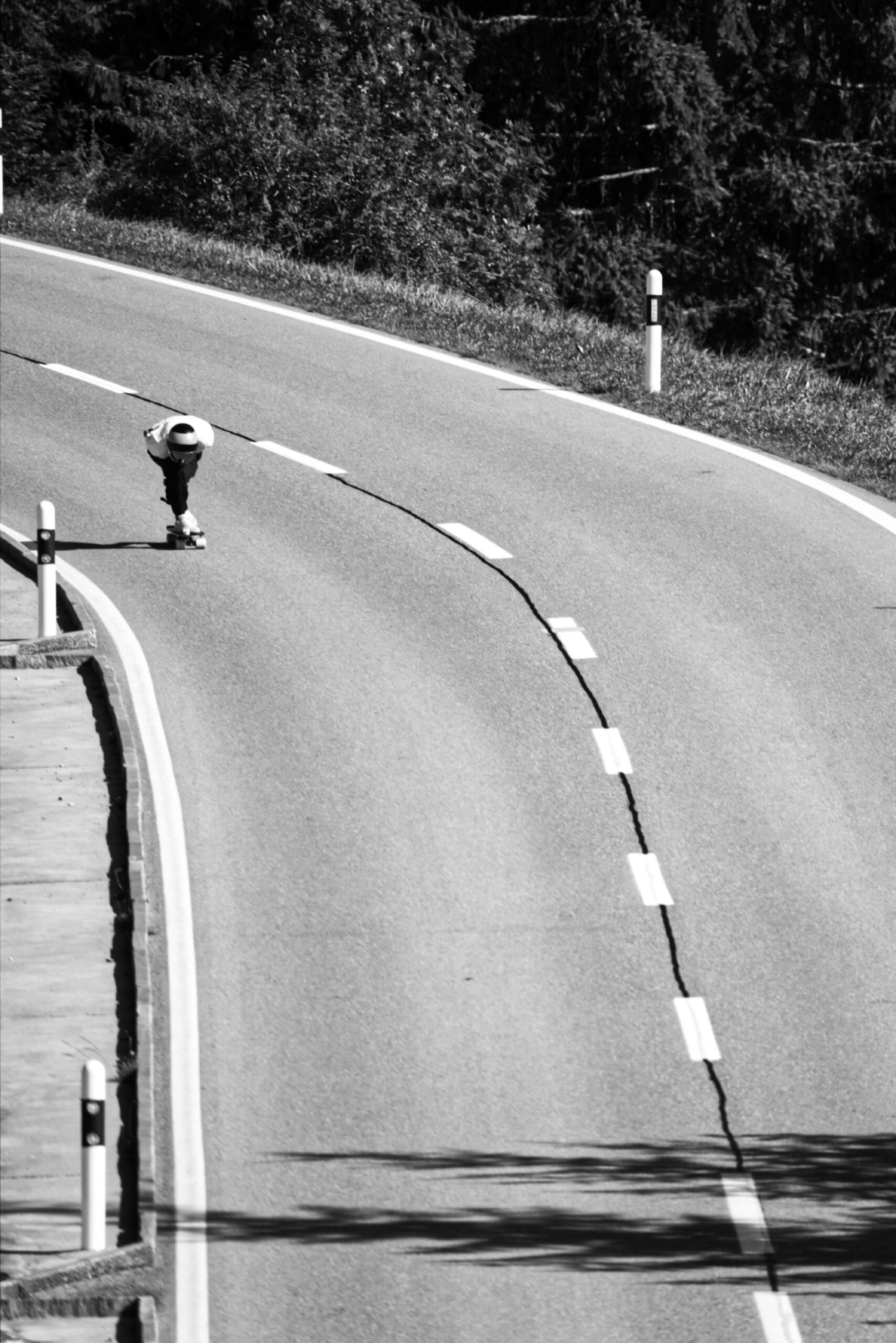 rideSWB rider waiting at the top of the hill
